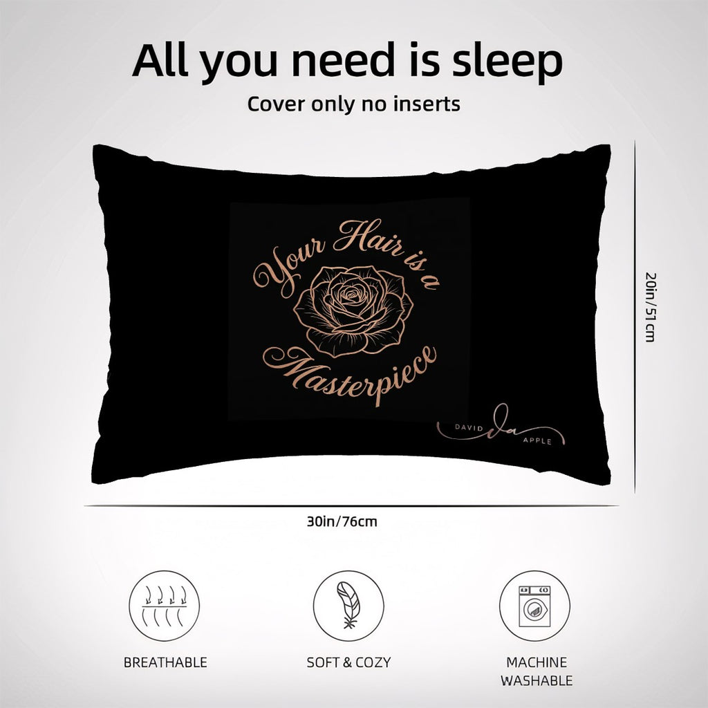 Masterpiece Satin Pillowcase with Hidden Zipper