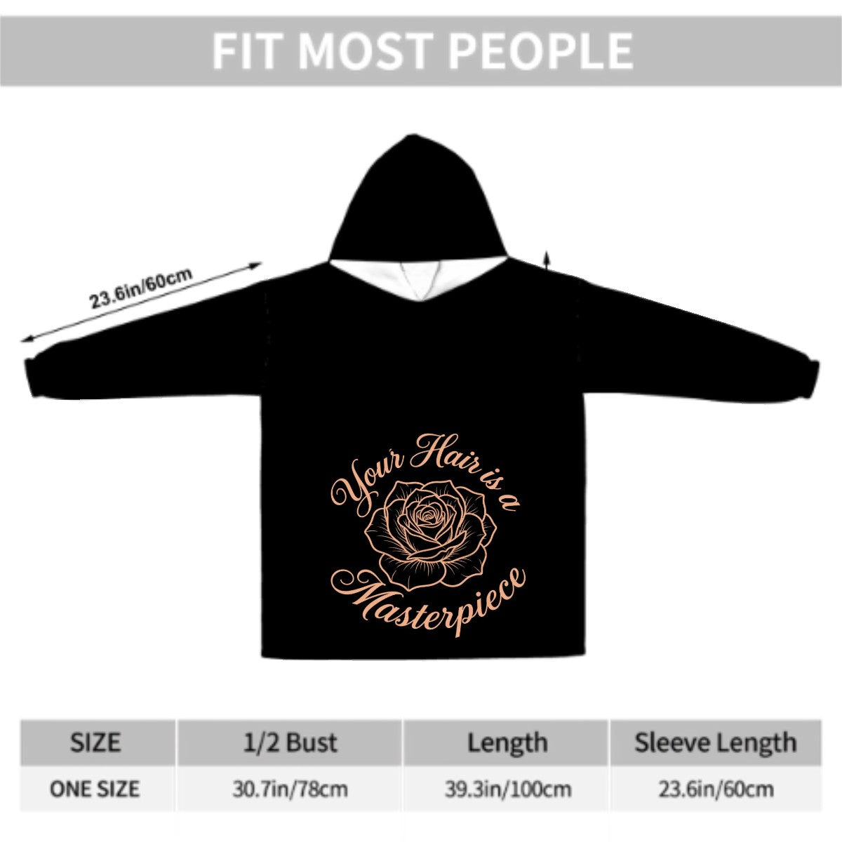 Adult Blanket Hoodie
