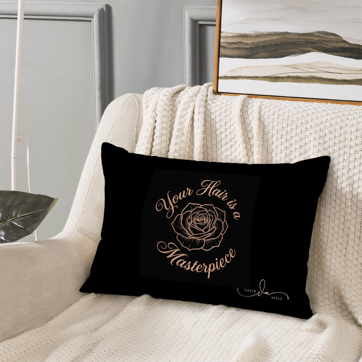 Masterpiece Satin Pillowcase with Hidden Zipper