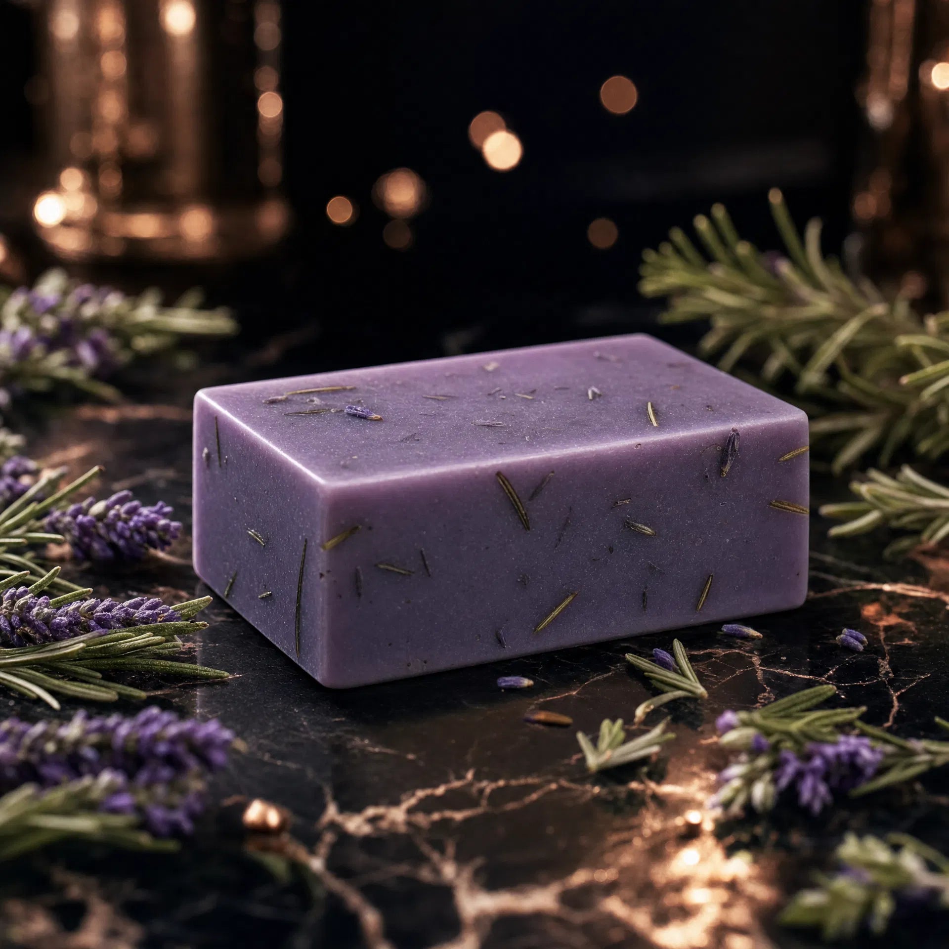 Serenity lavender and rosemary shampoo bar by Masterpiece by David Apple