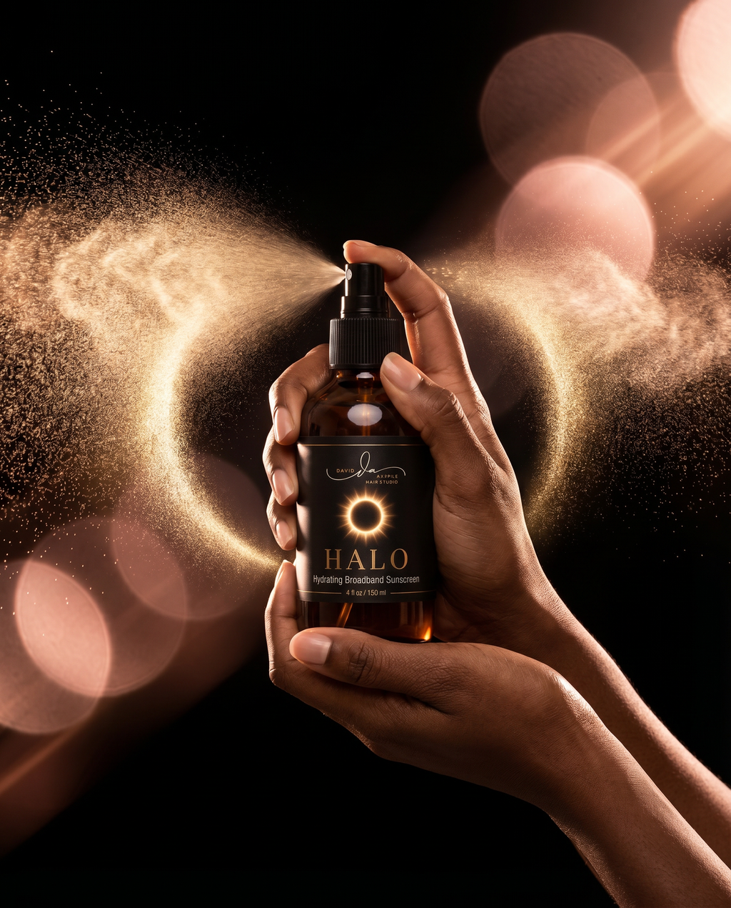 Halo Hydrating and Moisturizing Broadband Sun Screen & Heat Protectant
