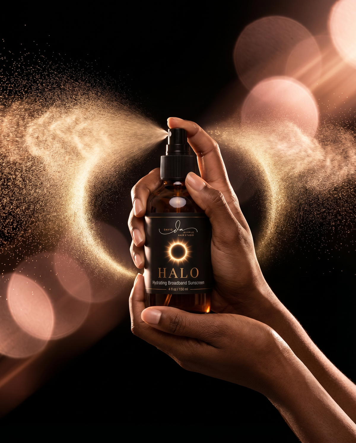 Halo Hydrating and Moisturizing Broadband Sun Screen & Heat Protectant